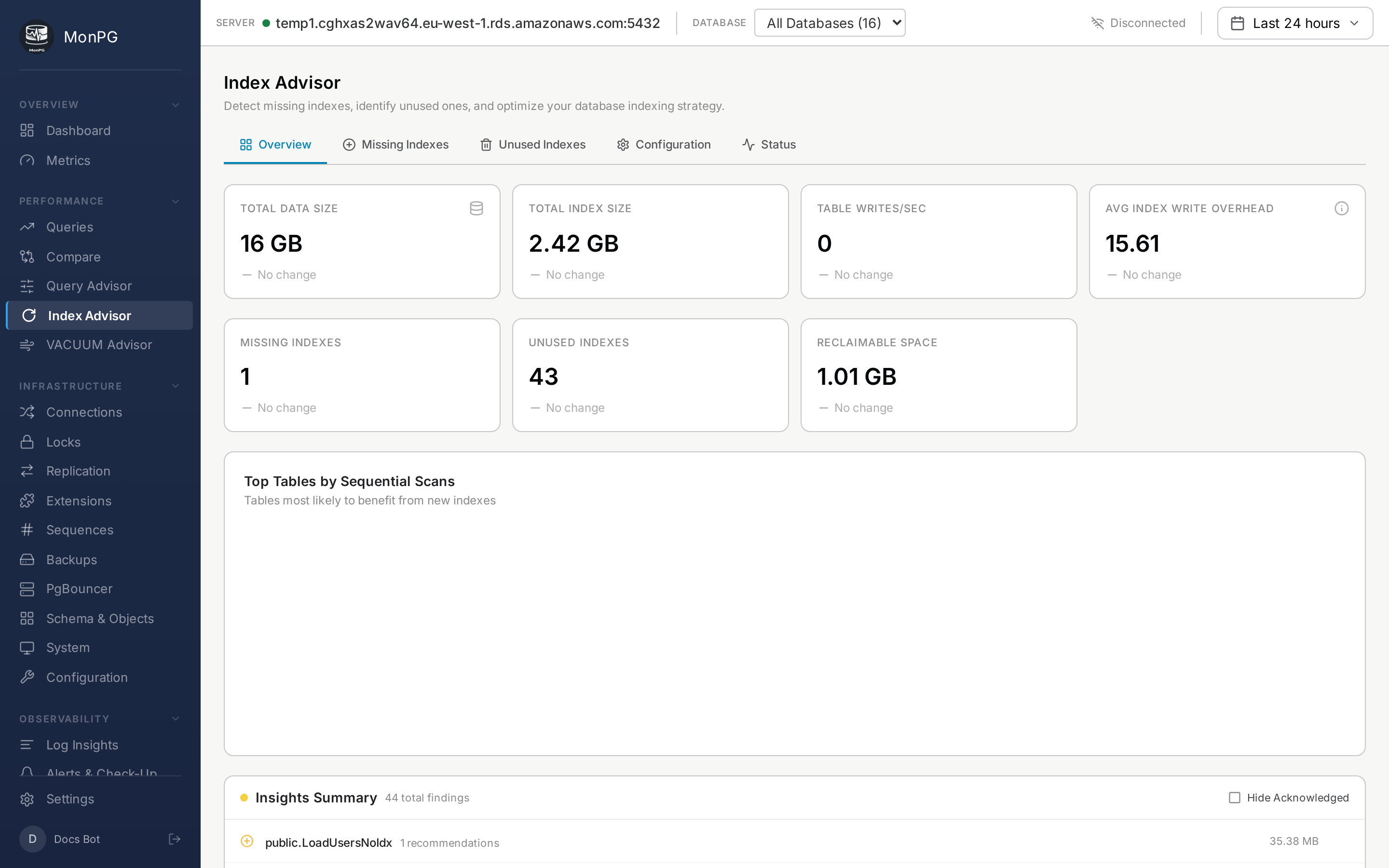 MonPG Index Advisor